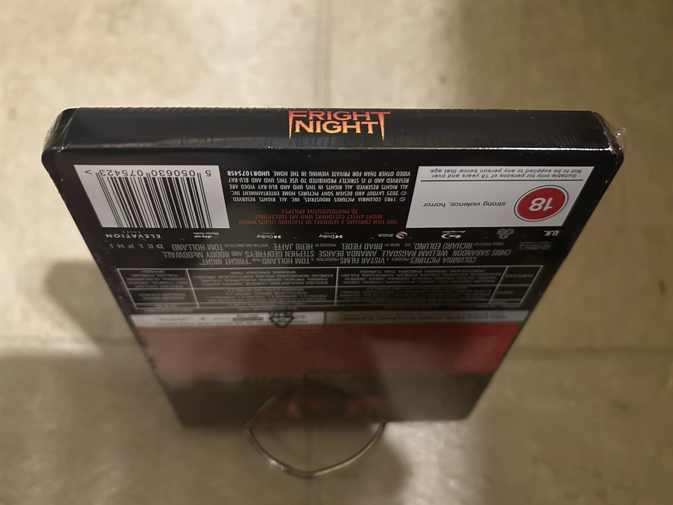 NEW Fright Night 4K SteelBook UHD Blu-ray (UK)[1985] No Dents - Ships