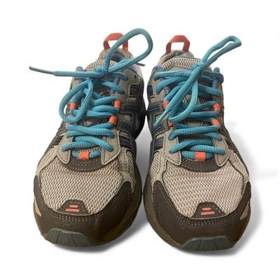 ASICS Women's Gel-Venture Grey Blue 7 1/2 Trail Running Shoes T5N8N