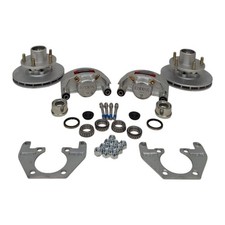 Kodiak 8 Disc Brake Kit 5x4.5 Dacromet 2000 Lbs Ez Lube Trailer Axle Kod27fr Kodiak 8 Disc Brake Kit 5x4.5 Dacromet 2000 Lbs Ez Lube Trailer Axle Kod27fr