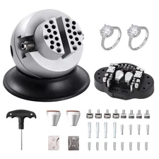 Ball Vise 3" Engraving Setting Tool 360° Rotation Engraving Block Vise