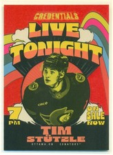 2023-24 Upper Deck CREDENTIALS Live Tonight LT-15 TIM STÜTZLE Ottawa Senators