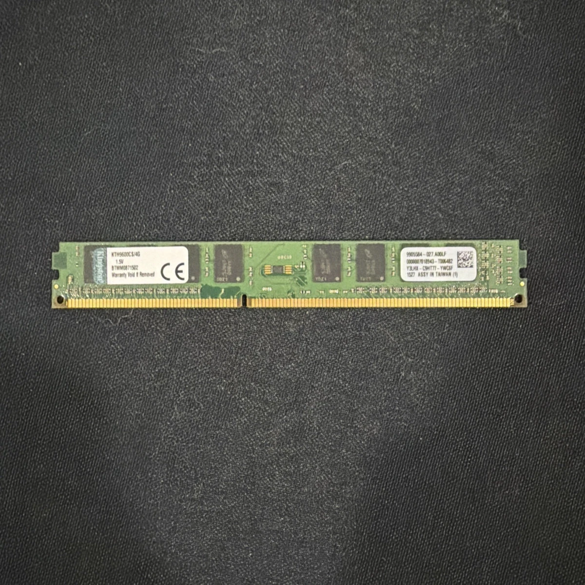 Kingston DDR3 SDRAM 4 GB Capacity per Module 240 Memory (RAM) for