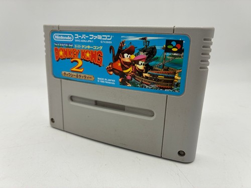 Mario Memory Match Nintendo Super Famicom SNES Console + Donkey Kong Country 1 2 3 & Mario ...