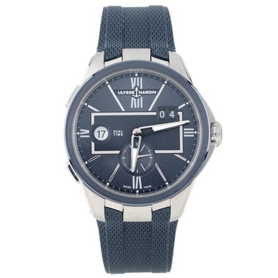 Ulysse Nardin Blast Dual Time Stainless Steel Blue Dial 42mm 243-20/43 Full Set