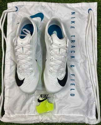 Nike Air Zoom Maxfly 2 White Green Flyweave Track Spikes FD8395