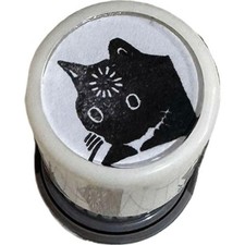 Brain Loading Kitten Decorative Stamp with Built-in Ink QDK USN