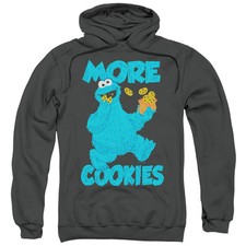 SESAME STREET MORE COOKIES COOKIE MONSTER Hooded Sweatshirt Hoodie SM-3XL