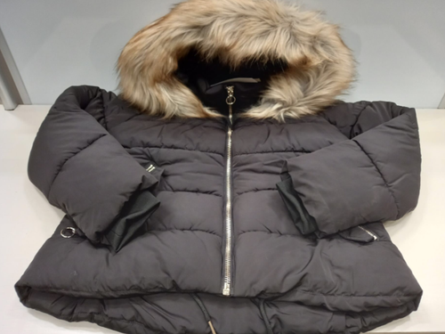 girls hooded parka style 