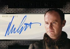 2020 RITTENHOUSE GAME OF THRONES SEASON 8 MARK GATISS AUTOGRAPH CARD