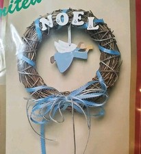 Small Wreath Kit Noel Angel Craft Project Christmas Gift Fun Stocking Stuffer