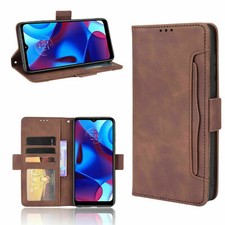 New Leather Wallet Multi Card Slots Stand Case Cover For Moto G Pure 2021 Flip