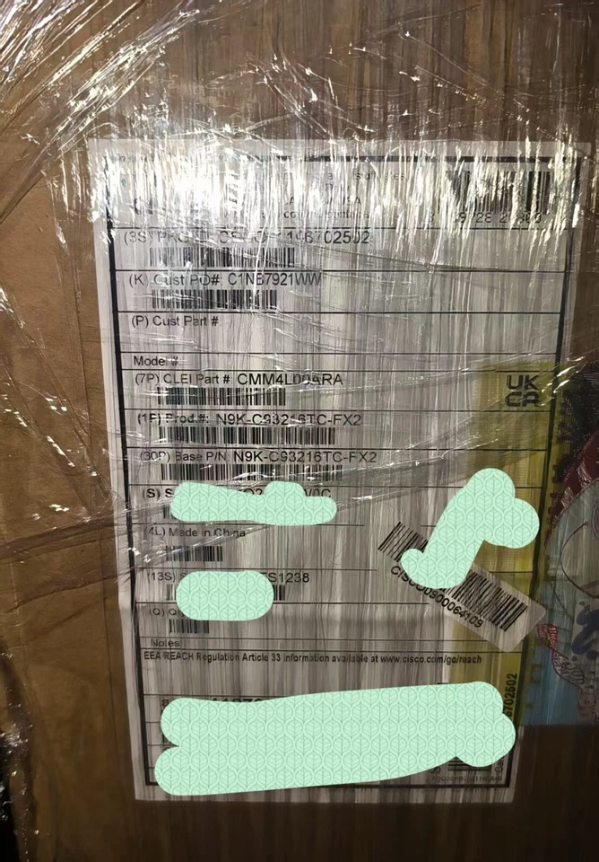 Cisco N9K-C93216TC-FX2 96x 10GB Copper 12x 100GB QSFP28 RJ45 Switch - Image 4 of 4