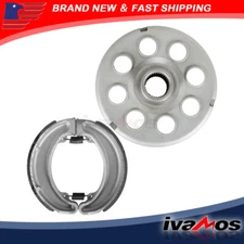 Rear Brake Drum Hub & Shoes For Honda 1988-2000 TRX300 TRX300FW 2x4 4x4 Fourtrax