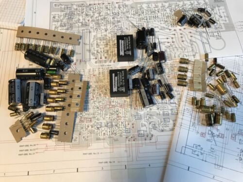 Kit riparazione PREMIUM PIONEER RT-909 NICHICON condensatori Elko Repairkit COMPLETO - Foto 1 di 5