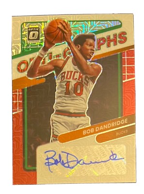 Bob Dandridge 2021-22 Panini Donruss Optic Opti-Graphs OG-BDR Bucks #JR