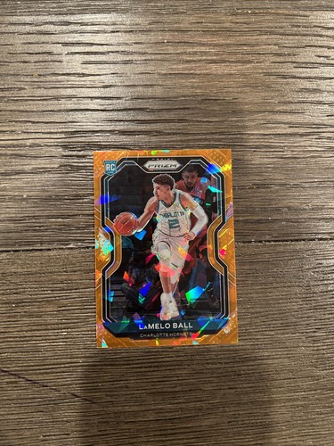 2020-21 Panini Prizm LaMelo Ball Rookie RC Orange Cracked Ice Hornets #278 🔥🔥 - Picture 1 of 6