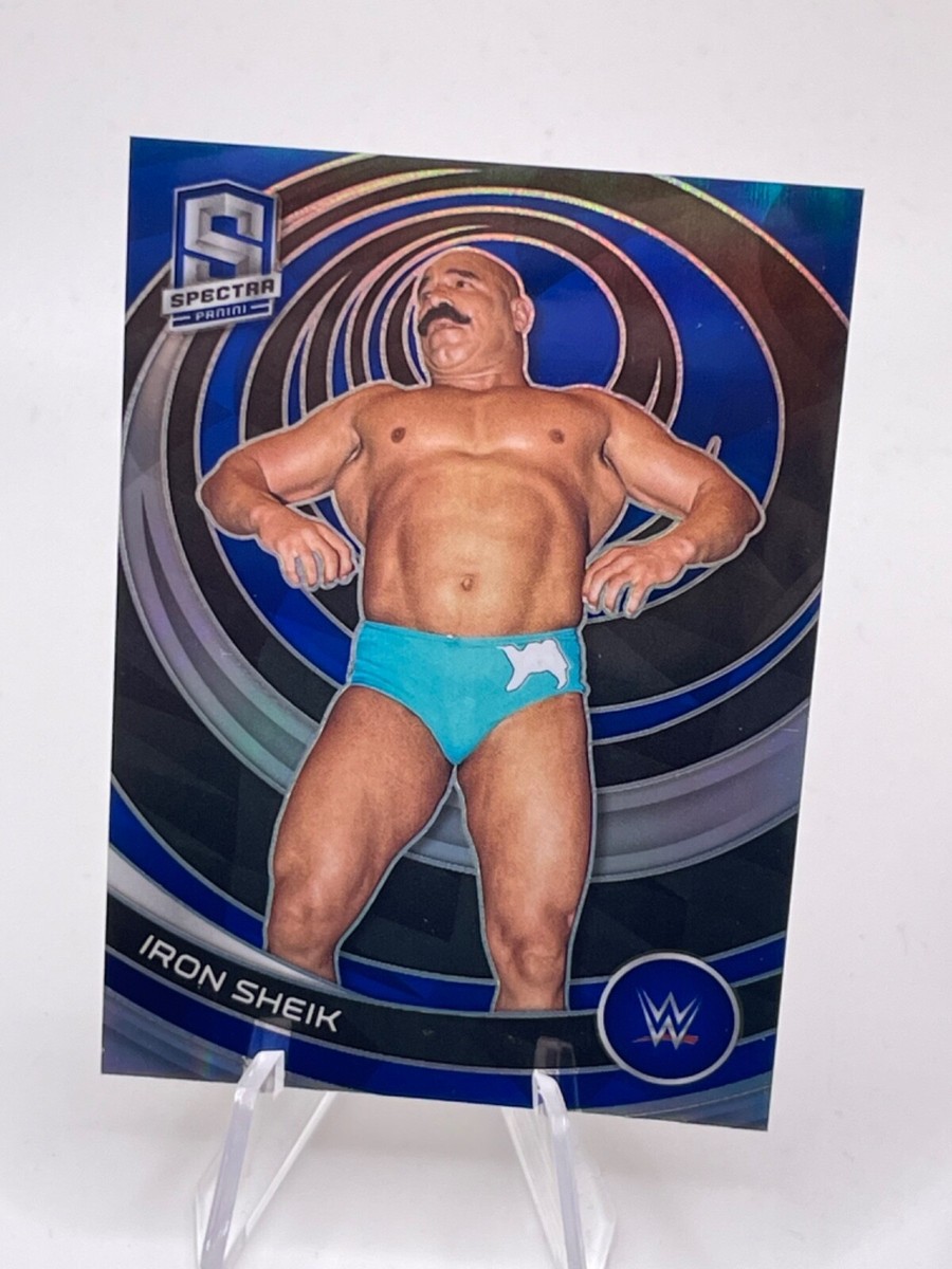 2023 Panini Chronicles WWE - Spectra Iron Sheik #396 Blue Prizm