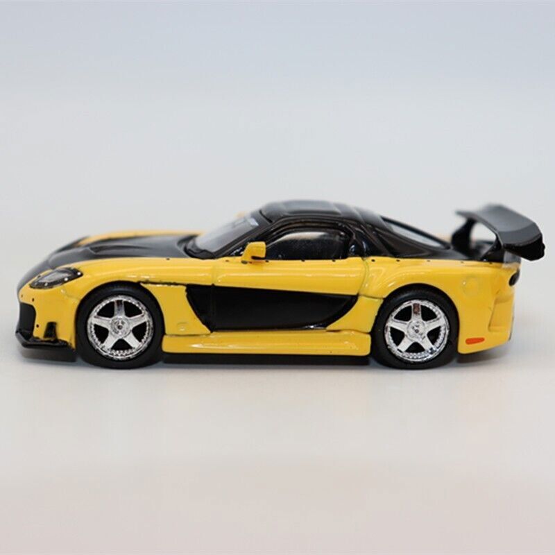 4R-548 PEAKO64 1/64 マツダ RX-7 Fortune 7 1/64 Peako64 Peako Mazda RX7 Veilside Fortune 7 Yellow