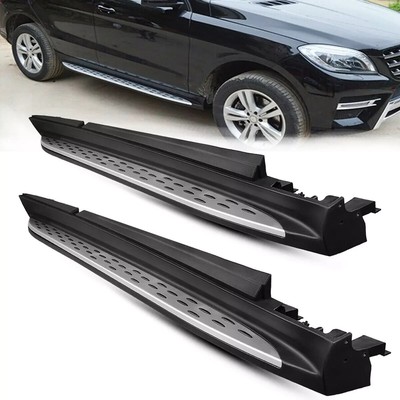 Running Boards Side Steps For 16-18 Mercedes Benz GLE 12-15 W166 ML350 ML550