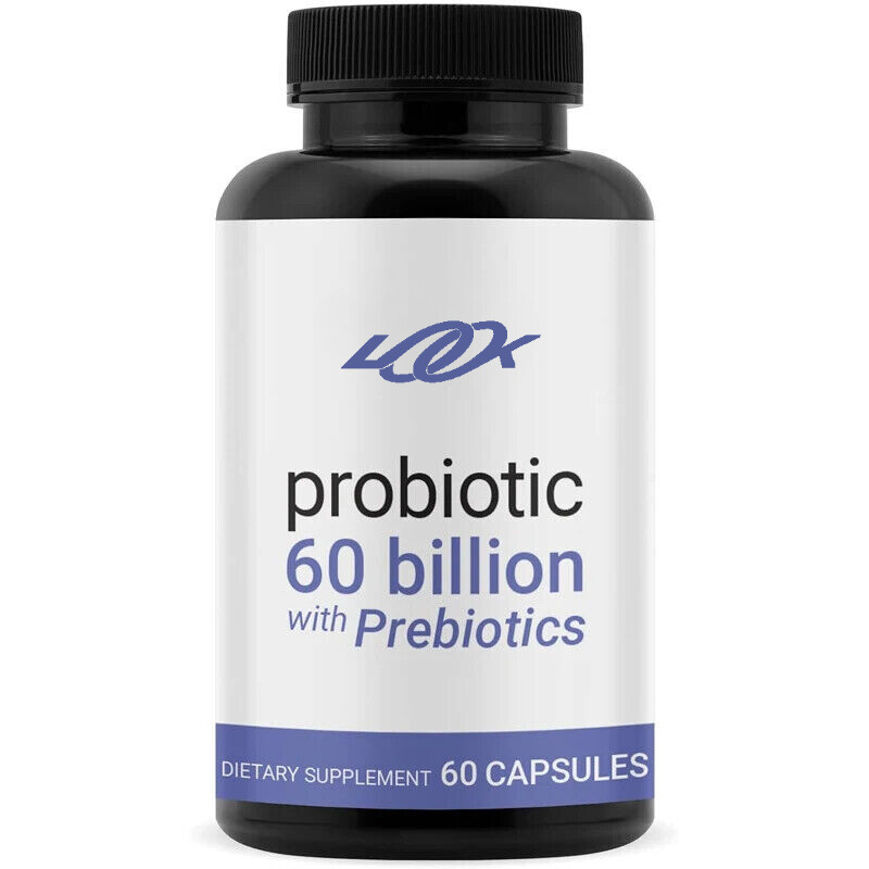 60 mil millones de unidades coloniales de probióticos que contienen prebióticos