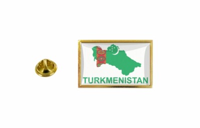 Pins Pin Abzeichen Pin's Flagge Land Karte TM Turkmenistan