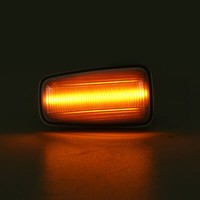 Seitenblinker Schwarz LED 2X Mit E-Kompatibel Mit Peugeot 106 Ii, 306, 406, 806