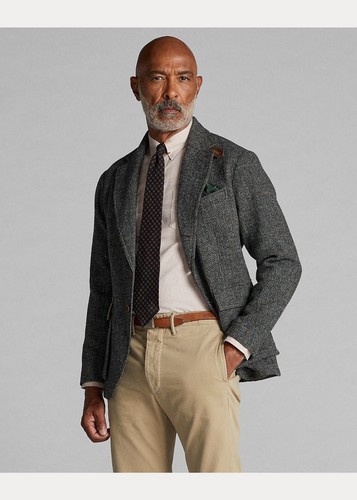 RRL Ralph Lauren 1920s Inspired Unconstructed Wool Tweed Sport Coat Jacket-XXL - Picture 7 of 12