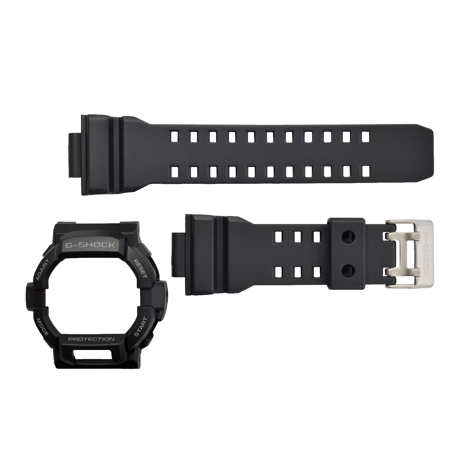 Reloj Pulsera Negro de Resina Casio Bandas