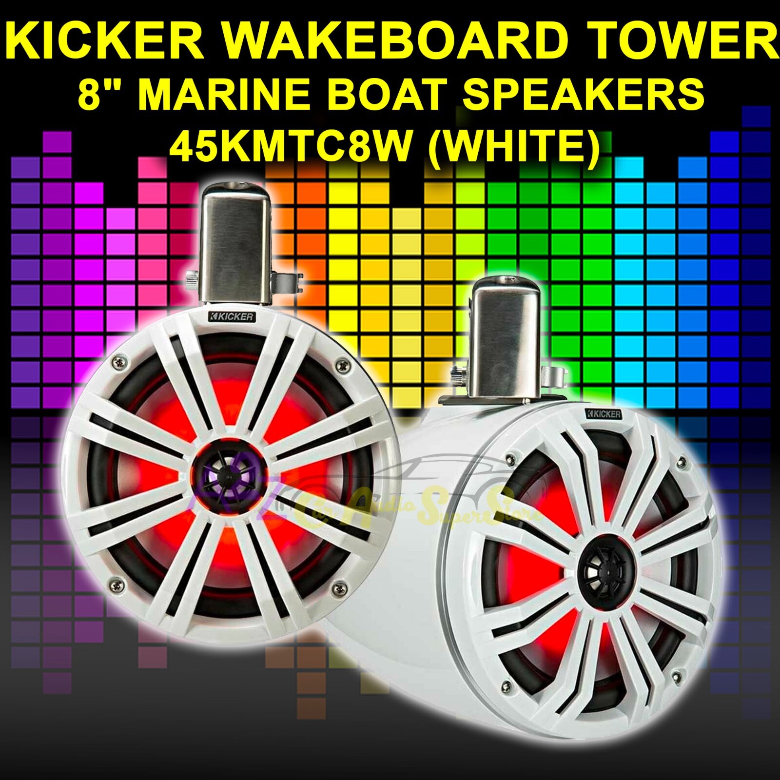 Marine Wakeboard Tower Speakers 