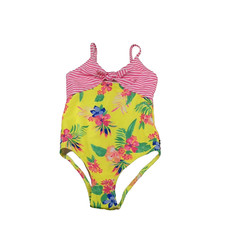 NWOT Nautica UV protection One Piece Small 7 Floral Striped