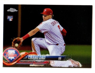 2018 Topps Chrome #61 J.P. Crawford RC Rookie philadelphia phillies 2024 MARINER