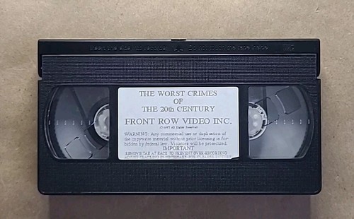 The Worst Crimes of the Twentieth Century (VHS, 1987) - Picture 6 of 6