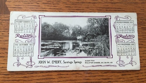 vintage-1913-advertising-ink-blotter-ralston-shoes-saratoga-springs