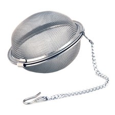 Japanese 2.75 Diameter Stainless Steel Tea Ba...