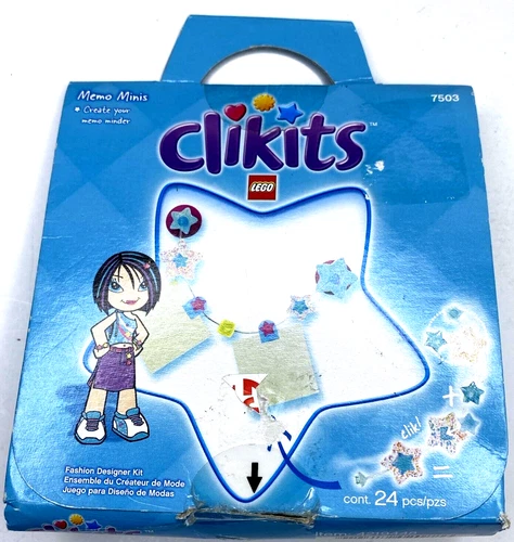 LEGO Clikits 7503 MEMO MINIS MEMO MINDER FASHION DESIGNER KIT CRAFT 24 pc. SET