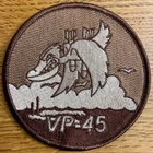 US NAVY - VP-45 PELICANS LOCKHEED P-3 ORION Desert Patrol Squadron Jacket Patch