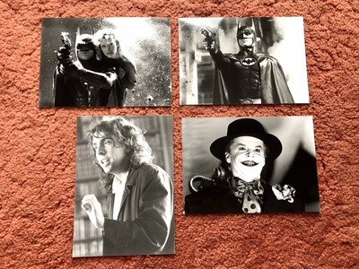 Batman Pressefotos 4 Stck. 13x18cm, Michael Keaton, Tim Burton, Jack Nicholson