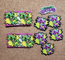 TMNT Ninja Turtles Retro 8Bit Style Shocked Shell Fantasy Pin Set Sold Out HTF