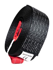 Vehicle Recovery Tow Strap 3x30 Black Winch Snow 14000lbs 6.5 Ton Off Road Utv