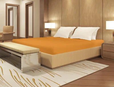 Lenzuola Sotto con Angoli in cotone Singolo Piazza e Mezza Francese Matrimoniale