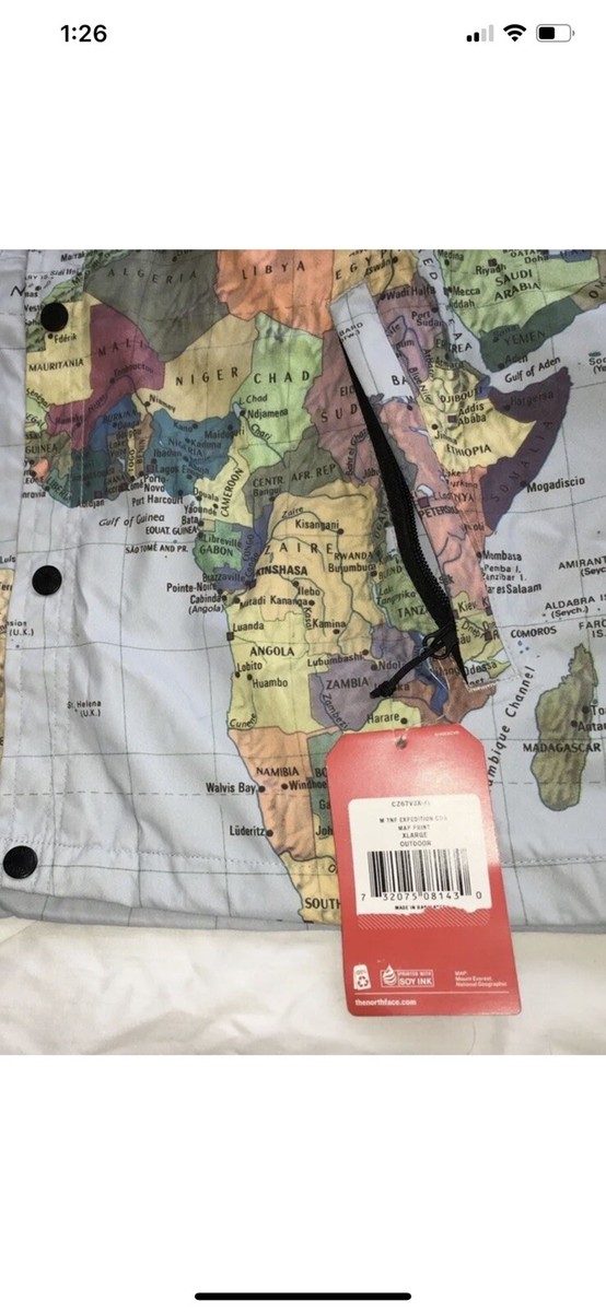 2014 Supreme x The North Face Atlas World Map Expedition 2014 Supreme x The North Face Atlas World Map Expedition