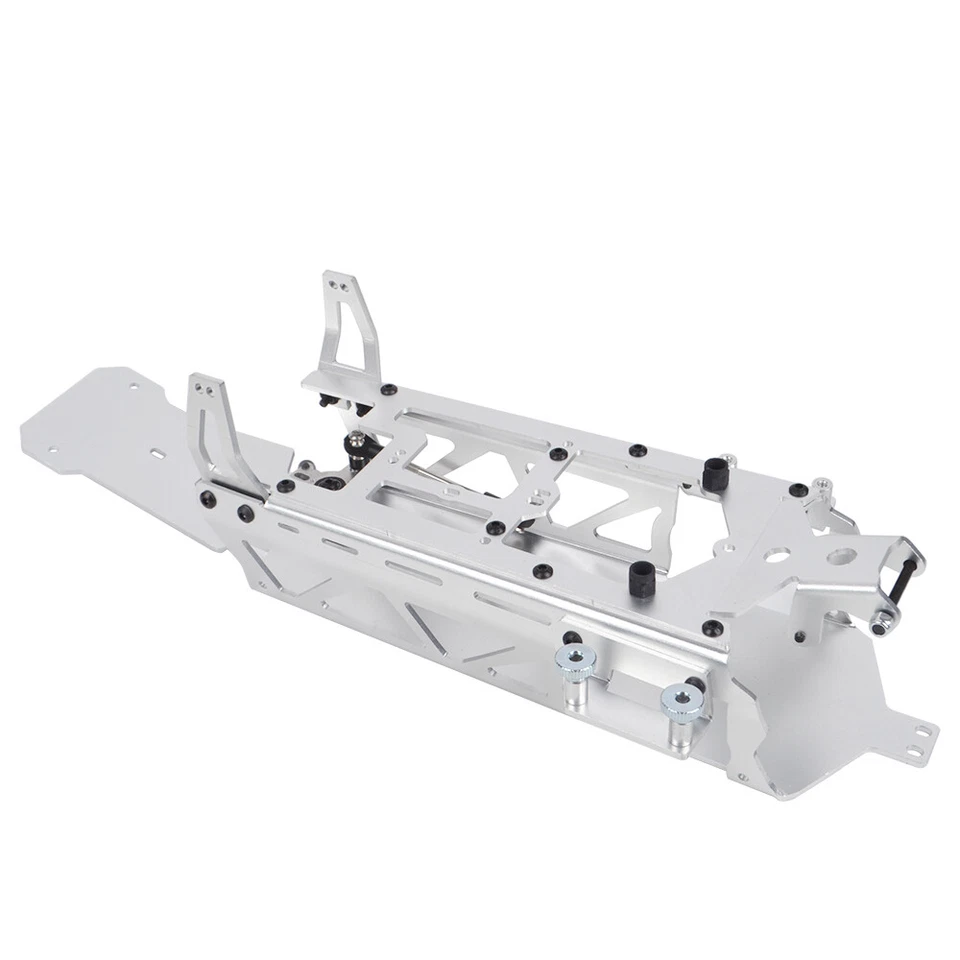 Custom Aluminum Chassis Kit for Tamiya Super Hotshot Chassis Upgrades Parts - Image 3 of 4