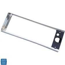 1964-67 Pontiac Gto Lemans Manual Transmission Rear Chrome Console Box Bezel New