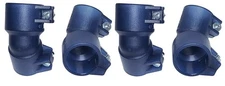 NEW! 4-Pack ROYAL BLUE Pro-Team Products Armson Pro-Feed 7/8" x 1" Feed Elbows