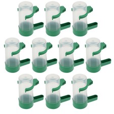 3 Pieces Pet Bird Feeder Water Drinkers for Parakeet Cage Dispenser Dish