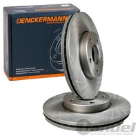 2X Denckermann Bremsscheiben 278Mm BelÜFtet Vorne Passend FüR Ford C-MAX Focus G