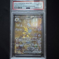 2023 Pokémon Scarlet & Violet 151 Alakazam ex 201/165 SIR PSA 8 Holo