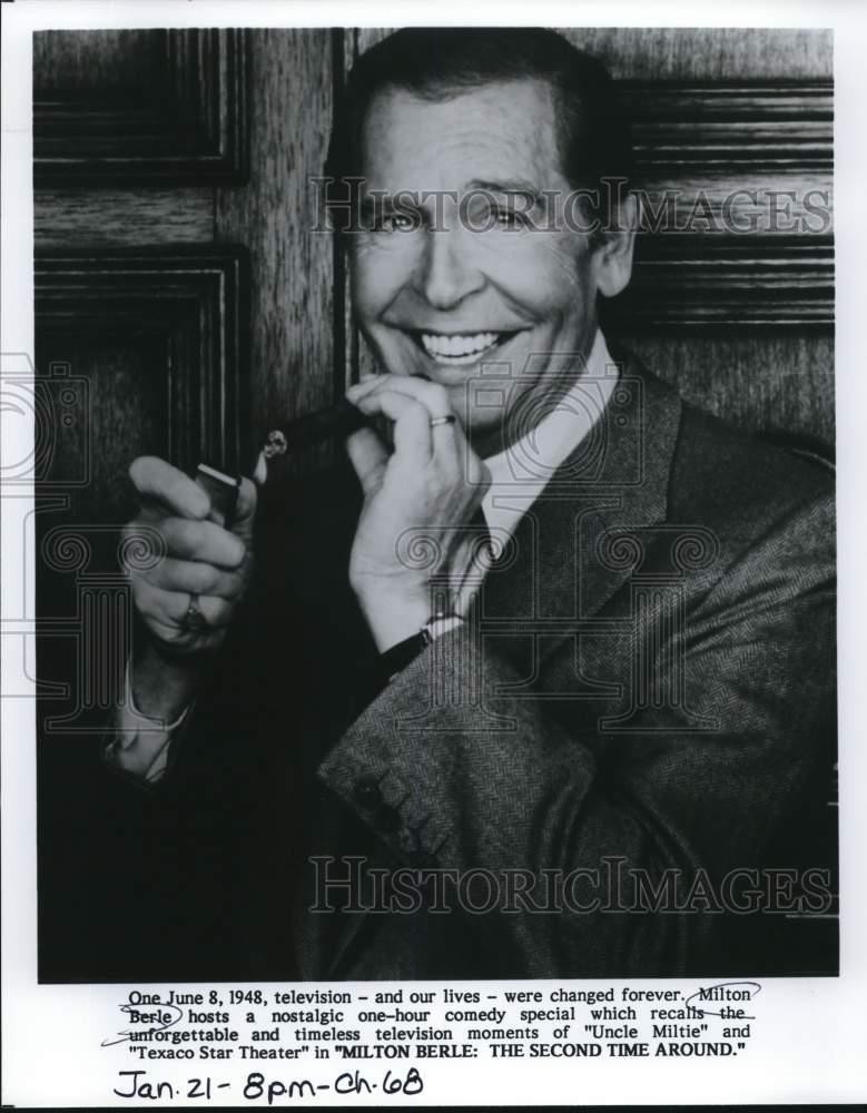 Press Photo Milton Berle hosts 