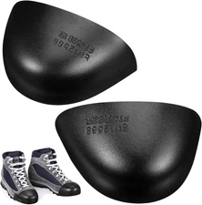 3 Pairs Steel Toe Covers for Work Shoes, Safety Toe Caps, Universal Fit, Blac...