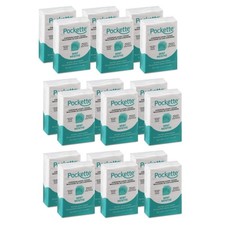 Premium 4-Ply Pocket Size Facial Tissues Mint 18 packs of 10 Super Stro...